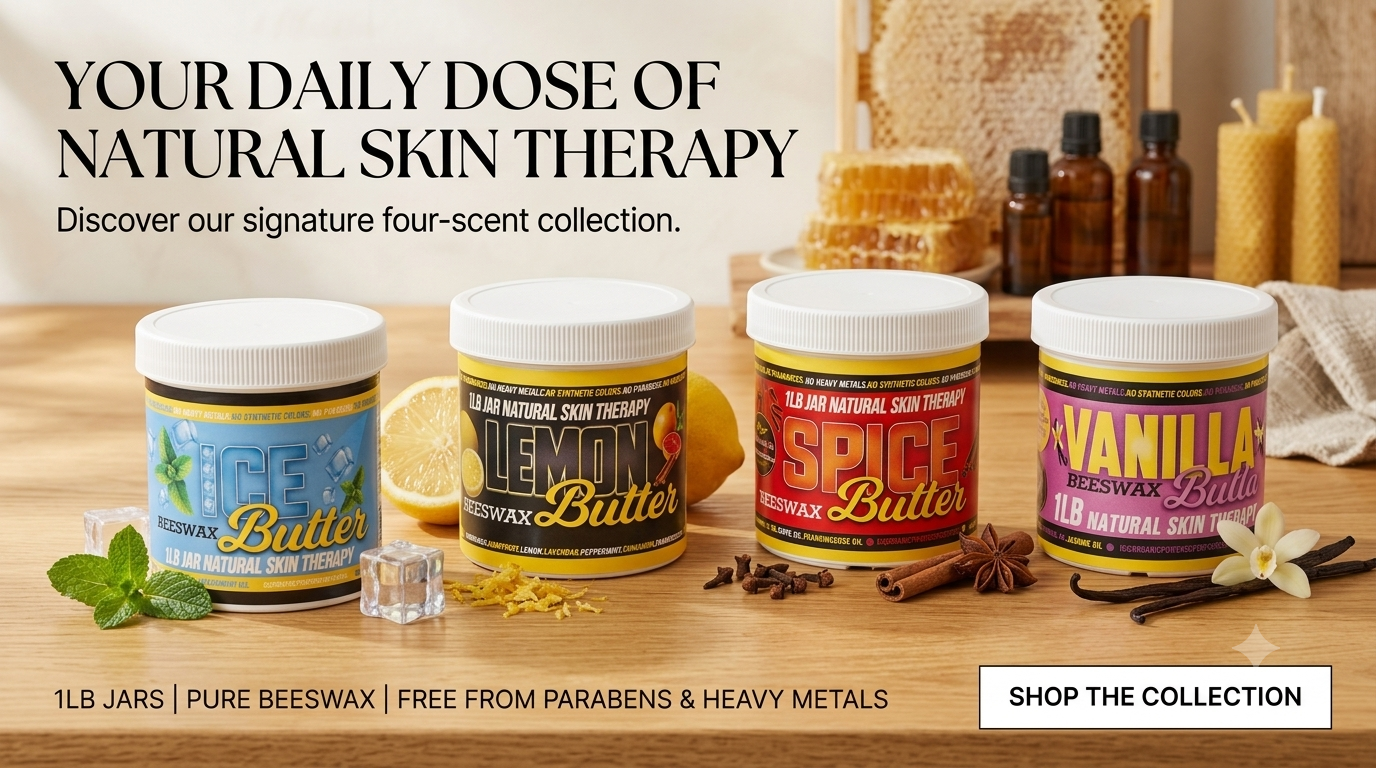 Organic Beeswax Body Butter- Variety Pack(4 Jars)