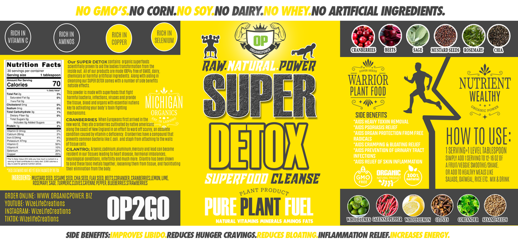 Organic Power Super Detox Powder