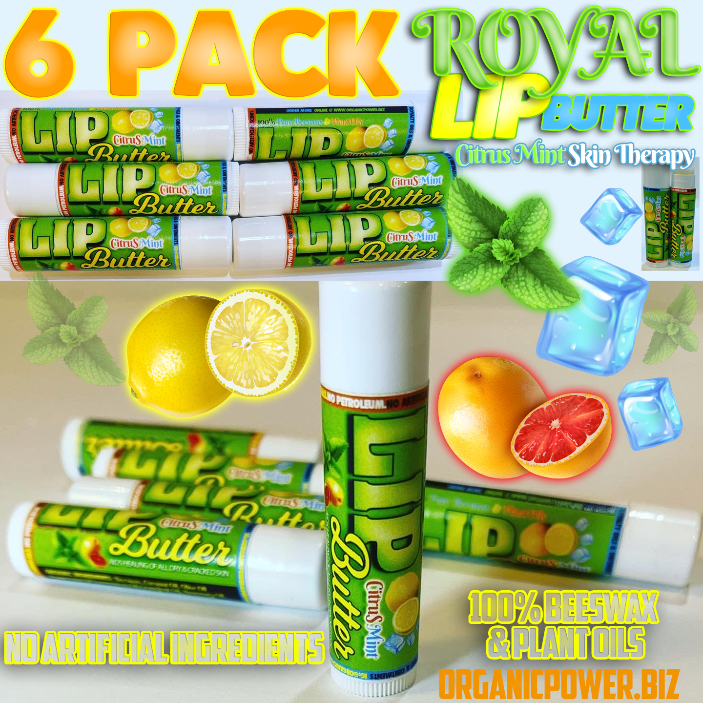 Royalty Oils Lip Balm (Pack of 6)